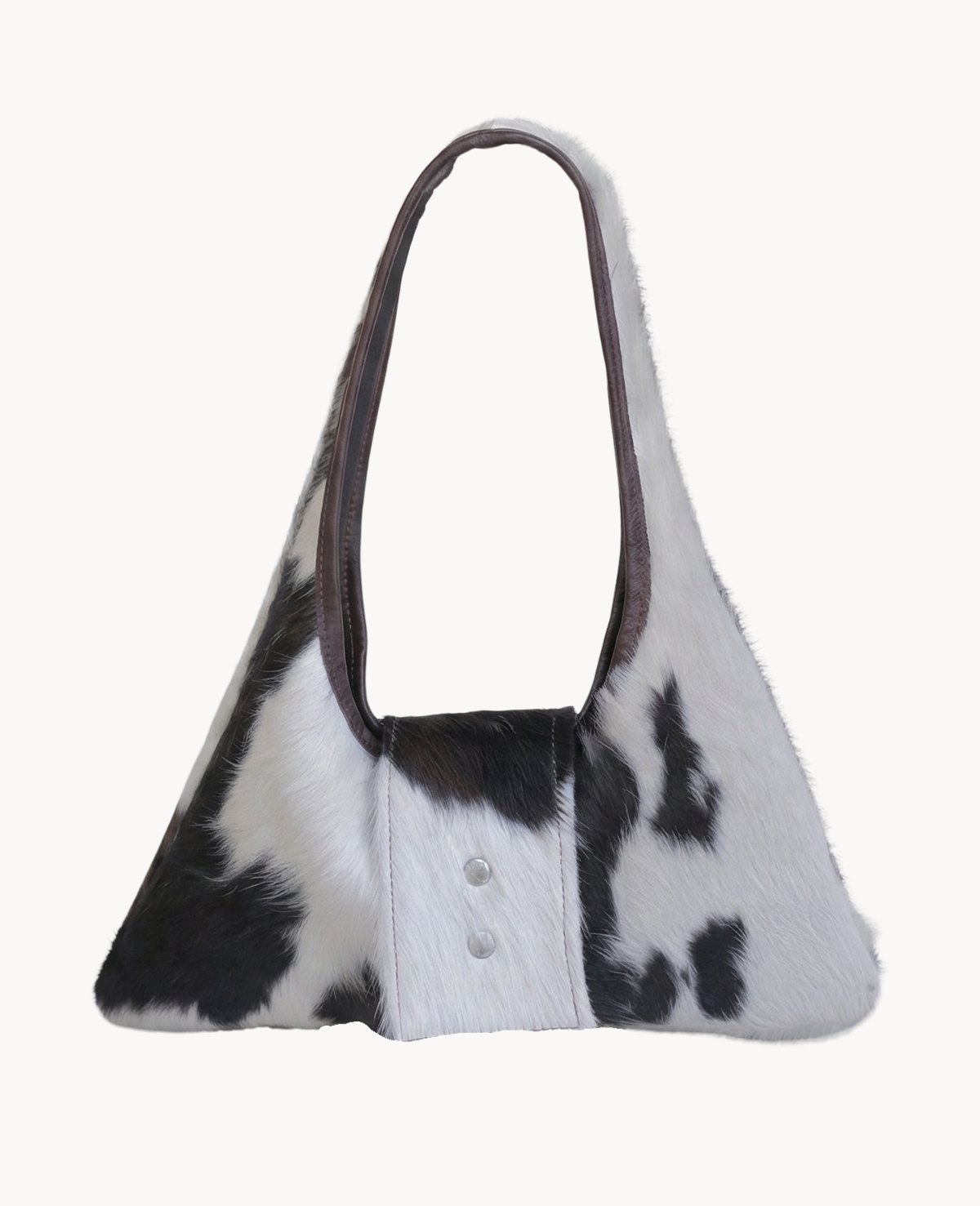 Chic Cowhide Geometric Bag